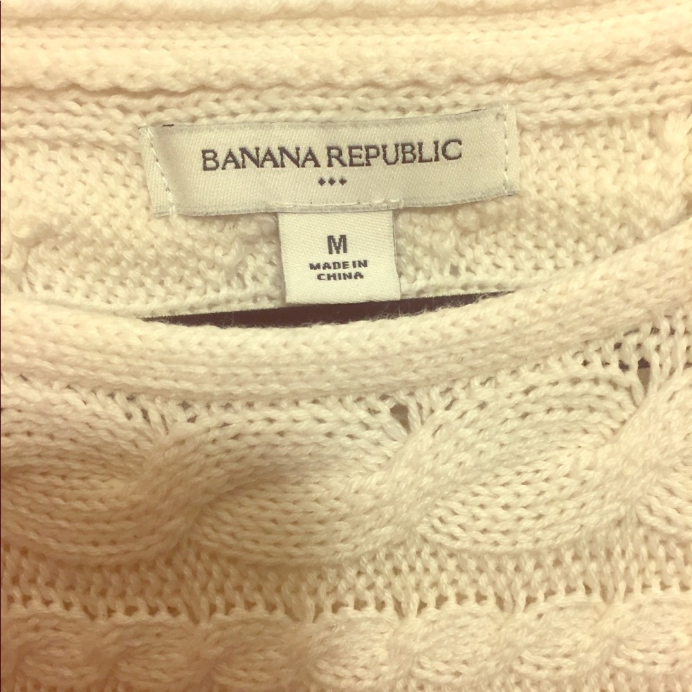 Knit, Banana Republic 3/4 Sleeve Length Sweater - Picture 1 of 4